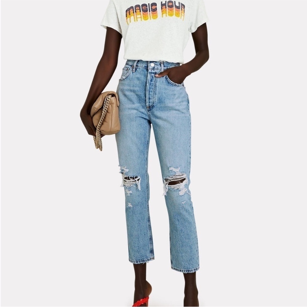 AGOLDE Riley Ripped Jeans Sz 25